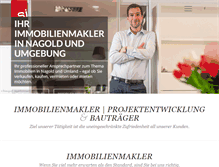 Tablet Screenshot of immobilien-schmid.net